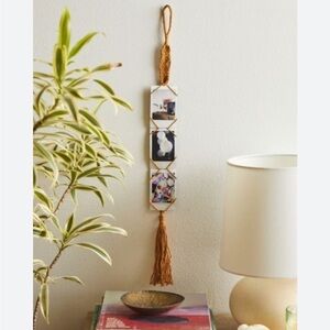 NWT Macrame Instax Photo Holder